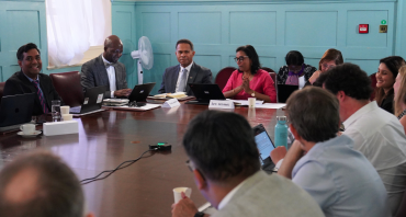 Participants at the roundtable discussion during London Climate Week