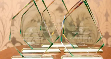 Commonwealth Youth Award trophies
