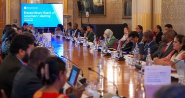 people sat in meeting room