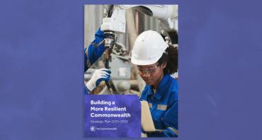 Cover image of the Commonwealth Secretariat strategic plan 2025–2030 summary document