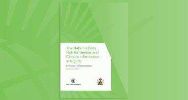 Cover image of The National Data Hub for Gender and Climate Information in Nigeria report
