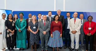 Commonwealth Secretary-General with partners and business at the Commonwealth Business Summit Network
