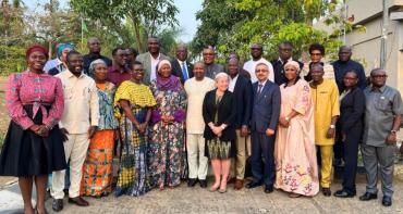 Group photo of joint high-level mission to Sierra Leone 