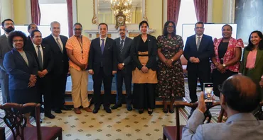 Group photo at Azerbaijan SIDS talk