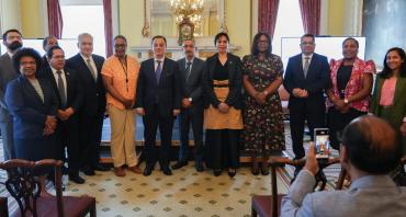Group photo at Azerbaijan SIDS talk