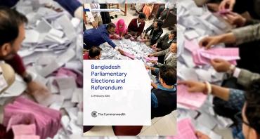Cover image of the Commonwealth Observer Group report on the Bangladesh Parliamentary Elections and Referendum, 12 February 2026 