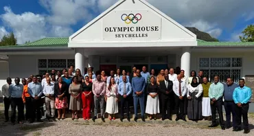 Group photo with participants from the public service at the workshop in Seychelles