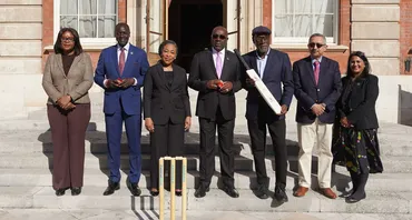 Leaders at the CHOGM Cricket Launch Event 2026