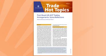 Post-Brexit UK-ACP Trading Arrangements