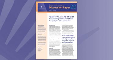Review of the Joint WB-IMF Debt Sustainability Framework (2016)