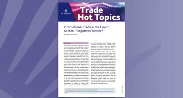 International Trade in the Health Sector