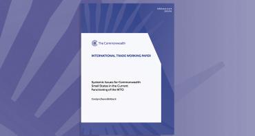 Systemic Issues for Commonwealth Small States in the Current Functioning of the WTO