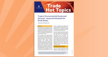 Trade in Environmental Goods and Services