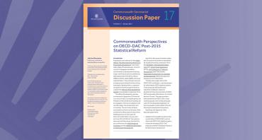 Commonwealth Perspectives on OECD-DAC Post-2015 Statistical Reform