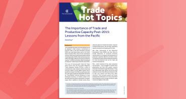 The Importance of Trade and Productive Capacity Post-2015