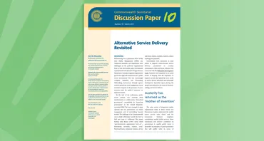 Alternative Service Delivery Revisited