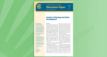 Gender in Planning and Urban Development