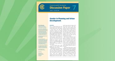 Gender in Planning and Urban Development