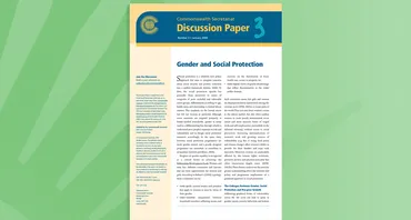 Gender and Social Protection