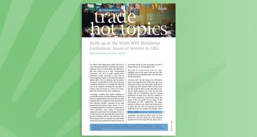 Build up to the Ninth WTO Ministerial Conference