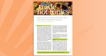 Food Security and Trade Issues for Poor and Small Vulnerable Economies