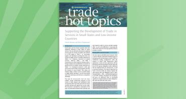 Supporting the Development of Trade in Services in Small States and Low-income Countries