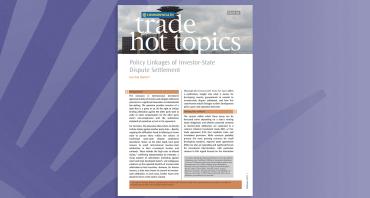 Policy Linkages of Investor-State Dispute Settlement