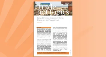 Competitiveness Impacts of Climate Change on LDCs' export trade