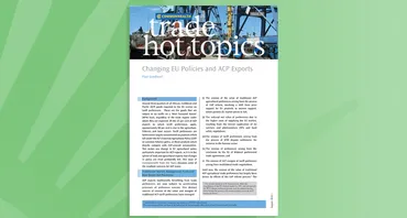 Changing EU Policies and ACP Exports