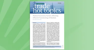 Political Economy Factors Affecting Efficient Functioning of Markets