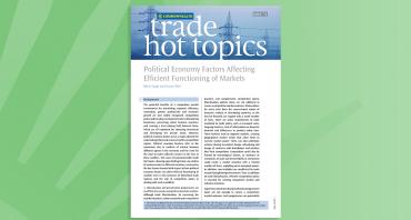 Political Economy Factors Affecting Efficient Functioning of Markets