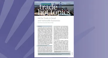 Aid for Trade in Small and Vulnerable Economies