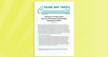 Coherence in trade policy