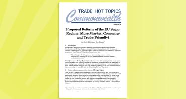 Proposed Reform of the EU Sugar Regime
