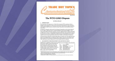 The WTO GMO Dispute