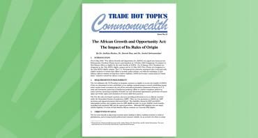 The African Growth and Opportunity Act