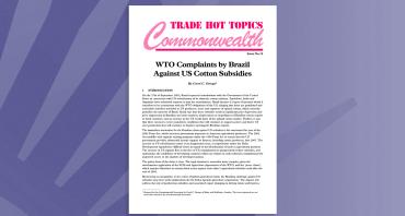 WTO Complaints by Brazil Against US Cotton Subsidies