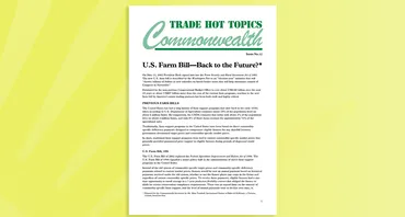U.S. Farm Bill?