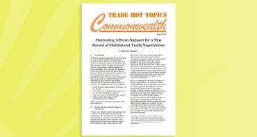Motivating African Support for a New Round of Multilateral Trade Negotiations