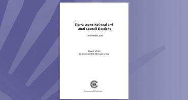 Sierra Leone National and Local Council Elections, 17 November 2012