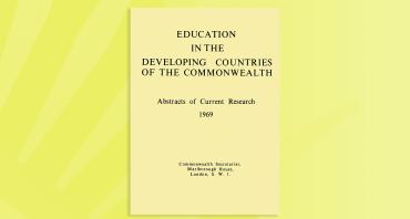 Education in the Developing Countries of the Commonwealth