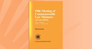 1986 Meeting of Commonwealth Law Ministers and Senior Officials