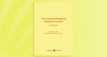 The General and Regional Elections in Guyana, 5 October, 1992