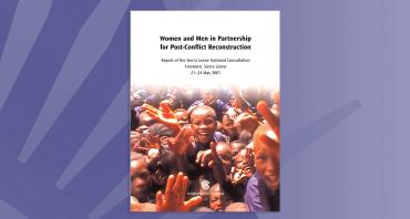 Women and Men in Partnership for Post-Conflict Reconstruction