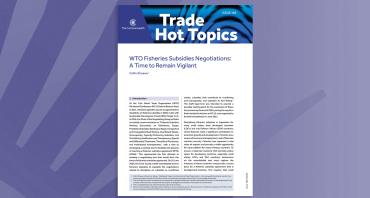 WTO Fisheries Subsidies Negotiations