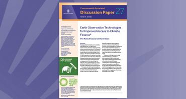 Earth Observation Technologies for Improved Access to Climate Finance