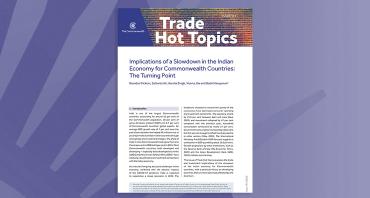 Implications of a Slowdown in the Indian Economy for Commonwealth Countries