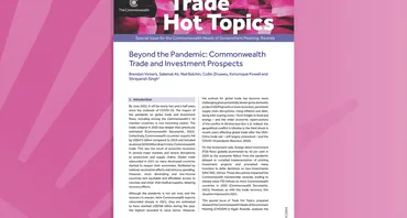 Beyond the Pandemic: Commonwealth Trade and Investment Prospects
