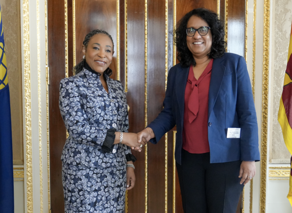 Prime Minister with Commonwealth Secretary-General