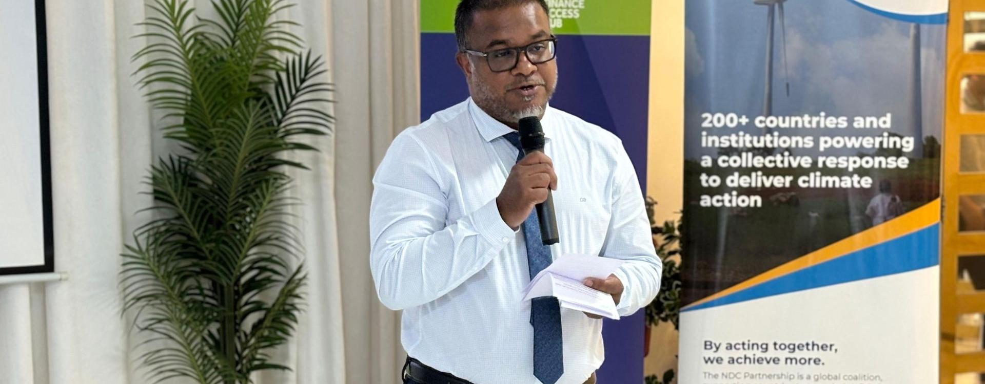 a member gives a talk